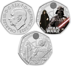 United Kingdom 50 pence 2023 - Star Wars: Darth Vader and Emperor Palpatine